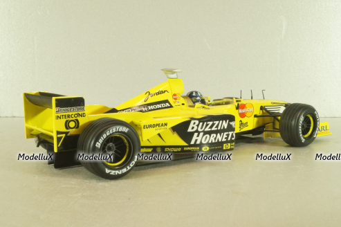 Jordan 199 #7 with pilot Damon Hill 1999, F1, Formula 1, Hot Weels 1:18