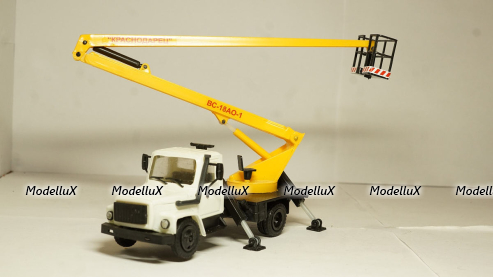 Маз-503, сине/желтый, Кострома 1:43 