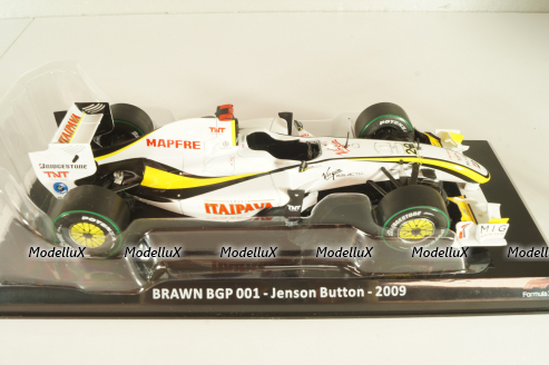 Brawn BGP 001 #22 J.Button 2009, F1, MW2ALA0024, LE GRANDI FORMULA 1 №24, Altaya 1:24