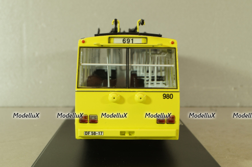Skoda 14TR Potsdam, blac/yellow, PLC47172, Bus Potsdam, Premium ClassixXS 1:43