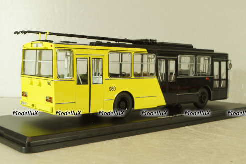 Skoda 14TR Potsdam, blac/yellow, PLC47172, Bus Potsdam, Premium ClassixXS 1:43