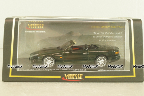 Aston Martin DB7 Vantage Volante, dark green, 20702, Vitesse 1:43