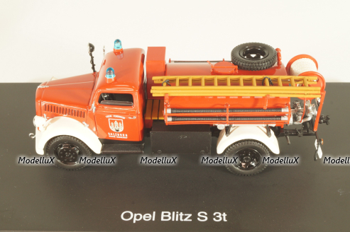 Opel Blitz S 3t fire truck 1951, 03073, Schuco 1:43