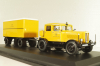 Hanomag ST 100 with trailer "Deutsche Bundespost", yellow, Schuco 1:43