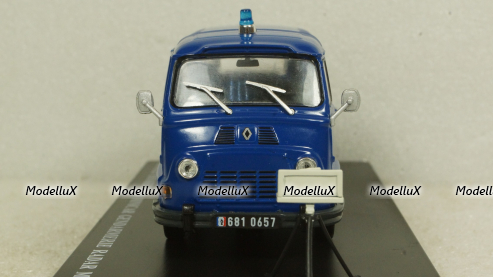 Renault Estafette 800 Gendarmerie Mobile radar 1978 blue, Hachette 1:43