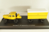 Hanomag ST 100 with trailer "Deutsche Bundespost", yellow, Schuco 1:43