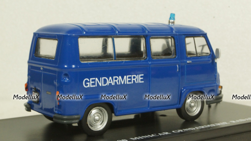 Renault Estafette 800 Gendarmerie Mobile radar 1978 blue, Hachette 1:43