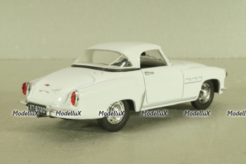 Wartburg 313 Sport 1957, white, Kultowe Auta PRL-u  #47, Deagostini 1:43