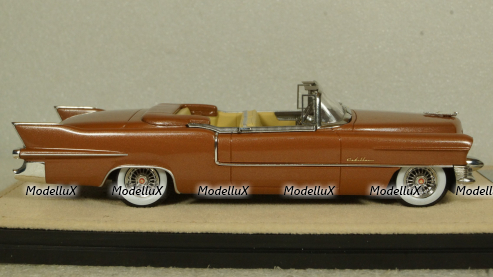Cadillac Eldorado Biarritz open top 1955, copper metallic , STM55005, Stamp Models 1:43