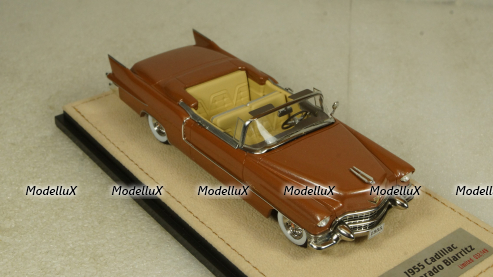 Cadillac Eldorado Biarritz open top 1955, copper metallic , STM55005, Stamp Models 1:43