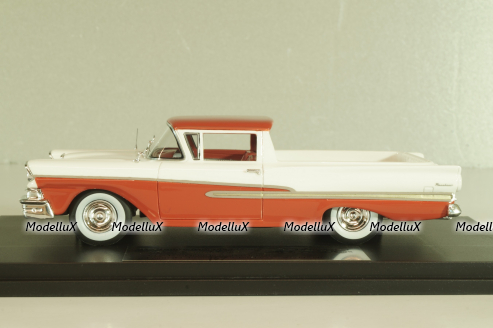 Ford Ranchero pick up 1958, red/white, L.e.157 of 180 pcs., GC-70A, Goldvarg 1:43 