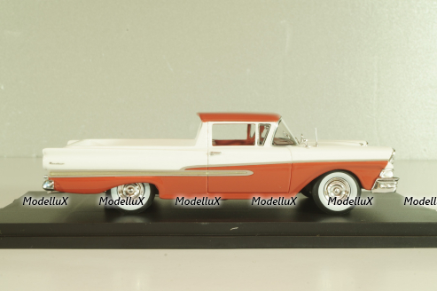 Ford Ranchero pick up 1958, red/white, L.e.157 of 180 pcs., GC-70A, Goldvarg 1:43 