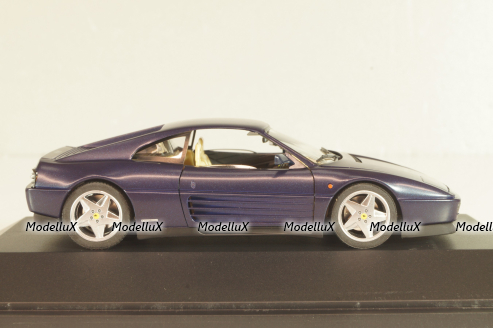 Ferrari 348 tb coupe 1989, dark matt blue, 010115, Herpa 1:43 (Новая)