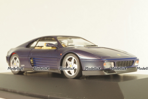Ferrari 348 tb coupe 1989, dark matt blue, 010115, Herpa 1:43 (Новая)