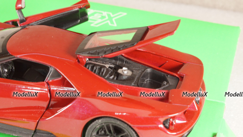 Ford GT 2015, WEL24082M.RED, dark red Welly 1:24