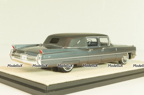 Cadillac Fleetwood Formal Limousine landau top 1965, gray metallic, L.e.120/199pcs., STM65102, Stamp Models 1:43