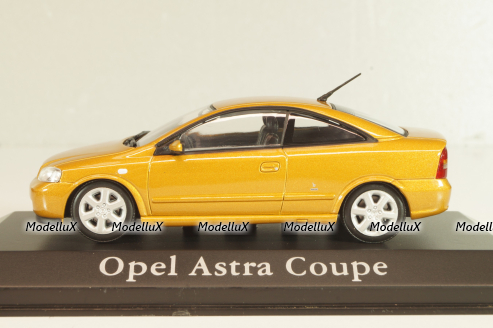 Opel Astra (G) Coupe 2000,orange, 430049124, Minichamps 1:43