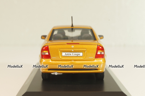 Opel Astra (G) Coupe 2000,orange, 430049124, Minichamps 1:43