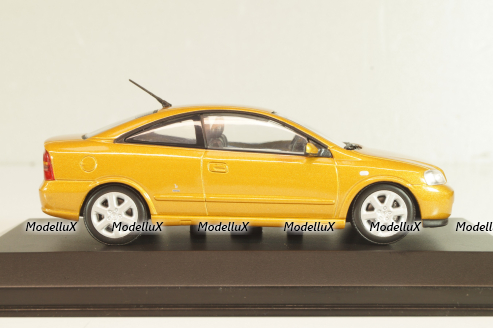 Opel Astra (G) Coupe 2000,orange, 430049124, Minichamps 1:43