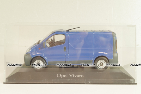 Opel Vivaro/Renault Trafic 2001, blue, 9162811, Minichamps 1:43