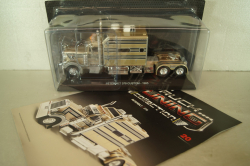 Peterbilt 379 Custom 1985 beige with silver strips Truck Tuning Collection 20, Hachette 1:43