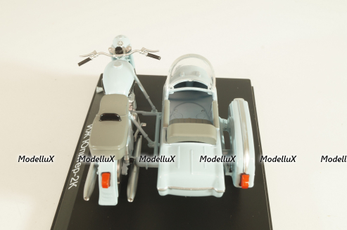 ИЖ "Юпитер-2К" 1965, серый, Наши Мотоциклы №51, NM051, Modimio 1:43
