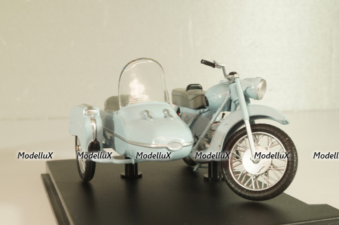 ИЖ "Юпитер-2К" 1965, серый, Наши Мотоциклы №51, NM051, Modimio 1:43
