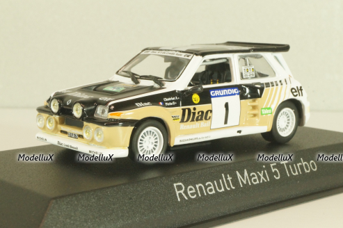 Renault Maxi 5 Turbo #1, Rally Var 1986, 510621, Norev 1:43