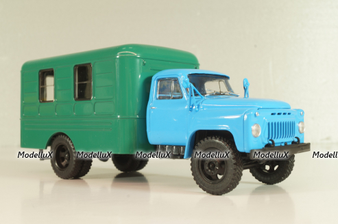 Луаз-37031 автомастерская на шасси Газ-52-01, 1975, Легендарные грузовики СССР №119, 1:43