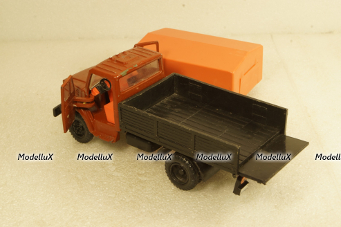 Зил-4331, красный/оранжевый, з-д Вега 1:43 