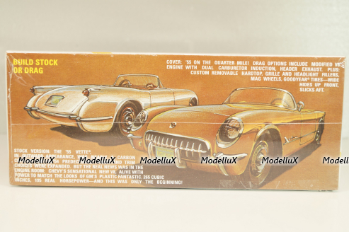 Chevrolet Corvette Convertible (C1) 1955, Model Kit, AMT683/12, AMT Ertl 1:25