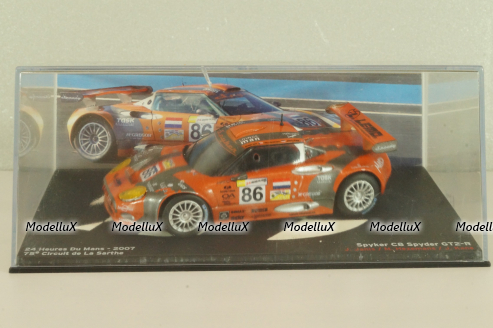 Spyker C8 Spyder GT2-R #86 24hr Le Mans 2007, Jaroslav Janis/Mike Hezemans/Jonny Kane, orange, Altaya 1:43 Уценка!