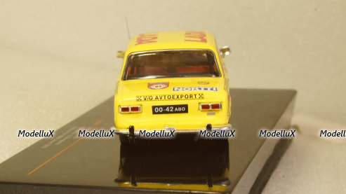 ВАЗ-2101 Lada 1300 #63, 1000 Lakes Rallye, S.Brundza/A.Zvingevich 1975, yellow, RAC297, IXO 1:43