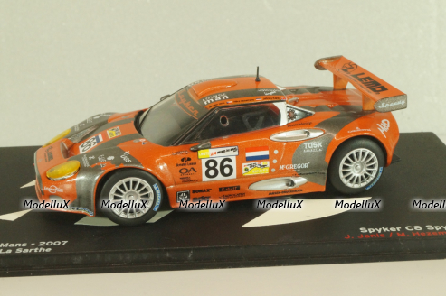 Spyker C8 Spyder GT2-R #86 24hr Le Mans 2007, Jaroslav Janis/Mike Hezemans/Jonny Kane, orange, Altaya 1:43 Уценка!