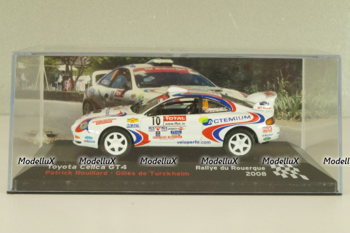 Toyota Celica GT4 #10 Rally Rouerque 2008, Altaya 1:43