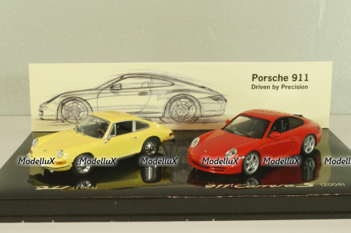 Porsche 911 1964 + Porsche 911 (996) 2004, Set, WAP020SET09, Minichamps 1:43
