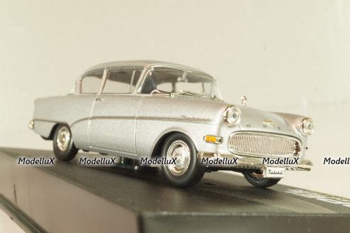 Opel Olympia Record P1 Hans Mersheimer 1957, silver, OPCD123, Opel Collection Designer #123 1:43