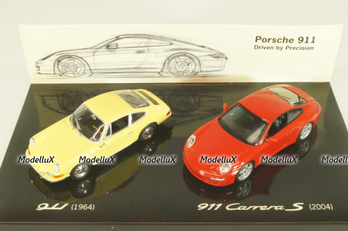 Porsche 911 1964 + Porsche 911 (996) 2004, Set, WAP020SET09, Minichamps 1:43