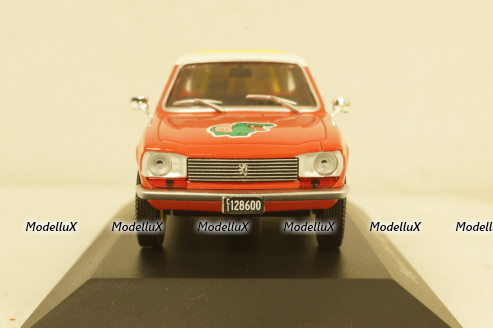Peugeot 504 Pick Up Pumper Nic 1982 red/white, Altaya 1:43