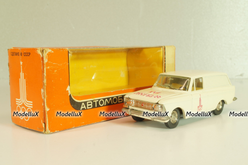 Москвич-434 А6, кремовый, Олимпиада 80, капот 2 зажима,Тантал/Радон 1:43 Новый