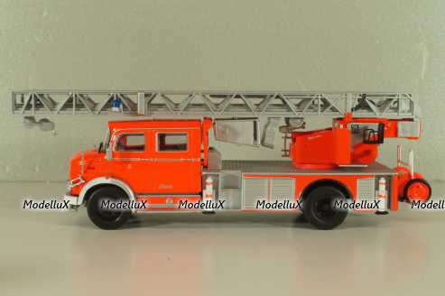 Mercedes L1519 DLK30 Metz, fire engine Scala, Germany 1966, Pompieri Italy collection #14, Altaya 1:43 Дефект!