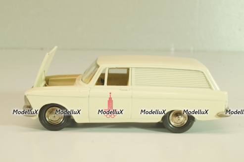 Москвич-434 А6, кремовый, Олимпиада 80, капот 2 зажима,Тантал/Радон 1:43 Новый