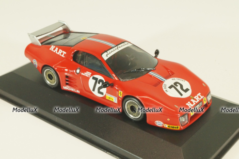 Ferrari 512BB #72 Le Mans 1982, A.Cudini/J.Paul, red, FER016, IXO 1:43