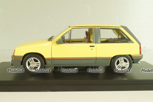Opel Corsa 1.3 SR 1983, yellow, G1648017, Hachette 1:24 Уценка!