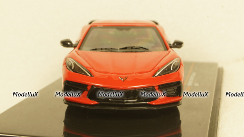 Chevrolet Corvette C8 2020 red, MOC303, IXO 1:43