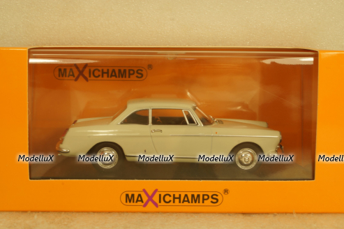 Peugeot 404 coupe, white, 940112920, Maxichamps 1:43