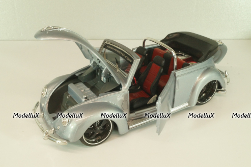 Volkswagen Beetle 1951 Custom, silver, Maisto 1:18