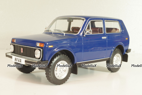 Ваз-2121 Lada Нива, blue, 18130, MCG 1:18