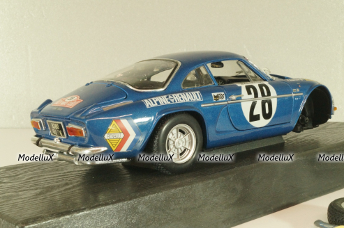 Alpine Renault 1600S # 20 1971, blue, Maisto 1:18 После ДТП!