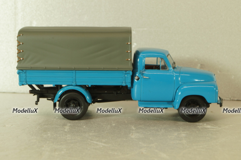 Opel Blitz 1.75t delivery truck, blue, 439051020, Minichamps 1:43
